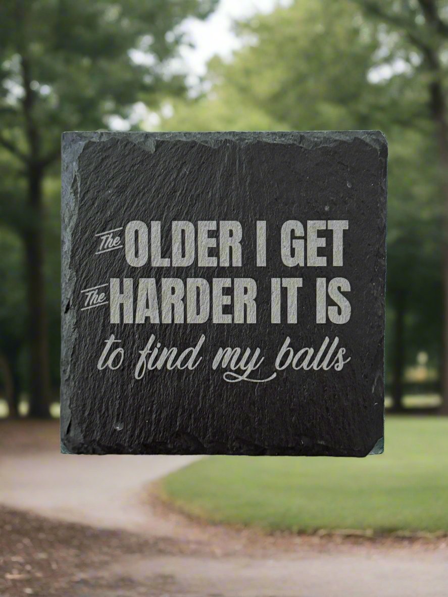 Set of 4 Funny Golf Coasters – Perfect for Golf Lovers